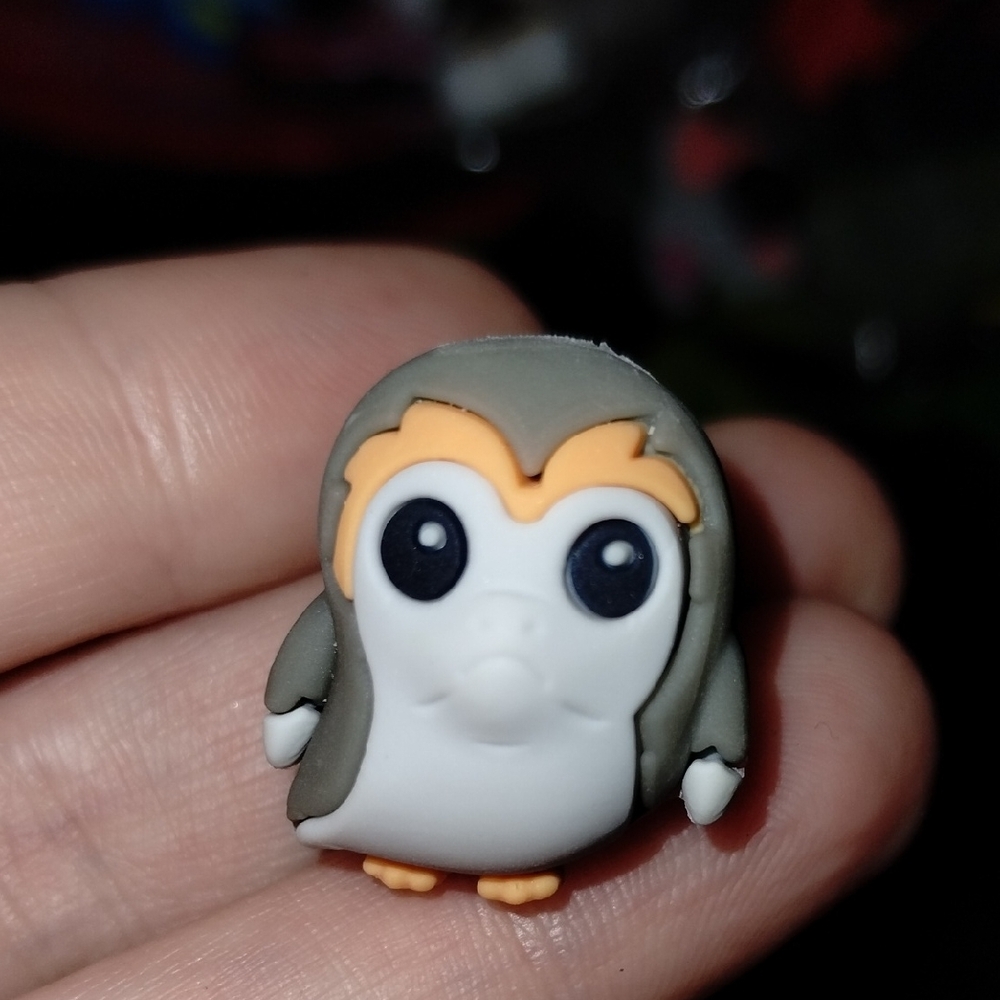 Homemade Starwars Porg Croc Charm